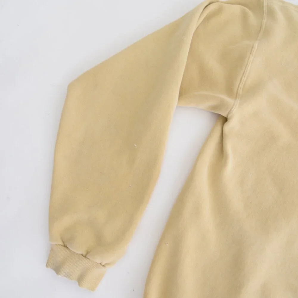 Vintage 90S Perrin Yellow Traverse City Mi Crew Neck Size 2XL - Picture 7 of 13